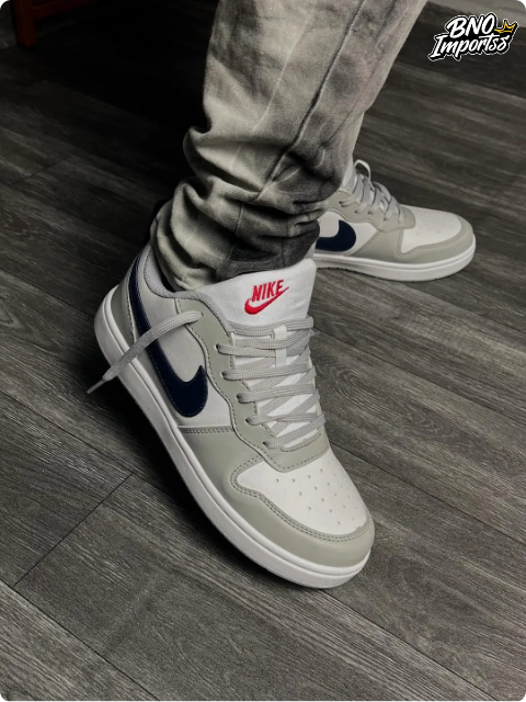 Nike Dunk Cano Medio - Cinza