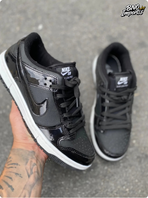 Nike Dunk Verniz - Preto