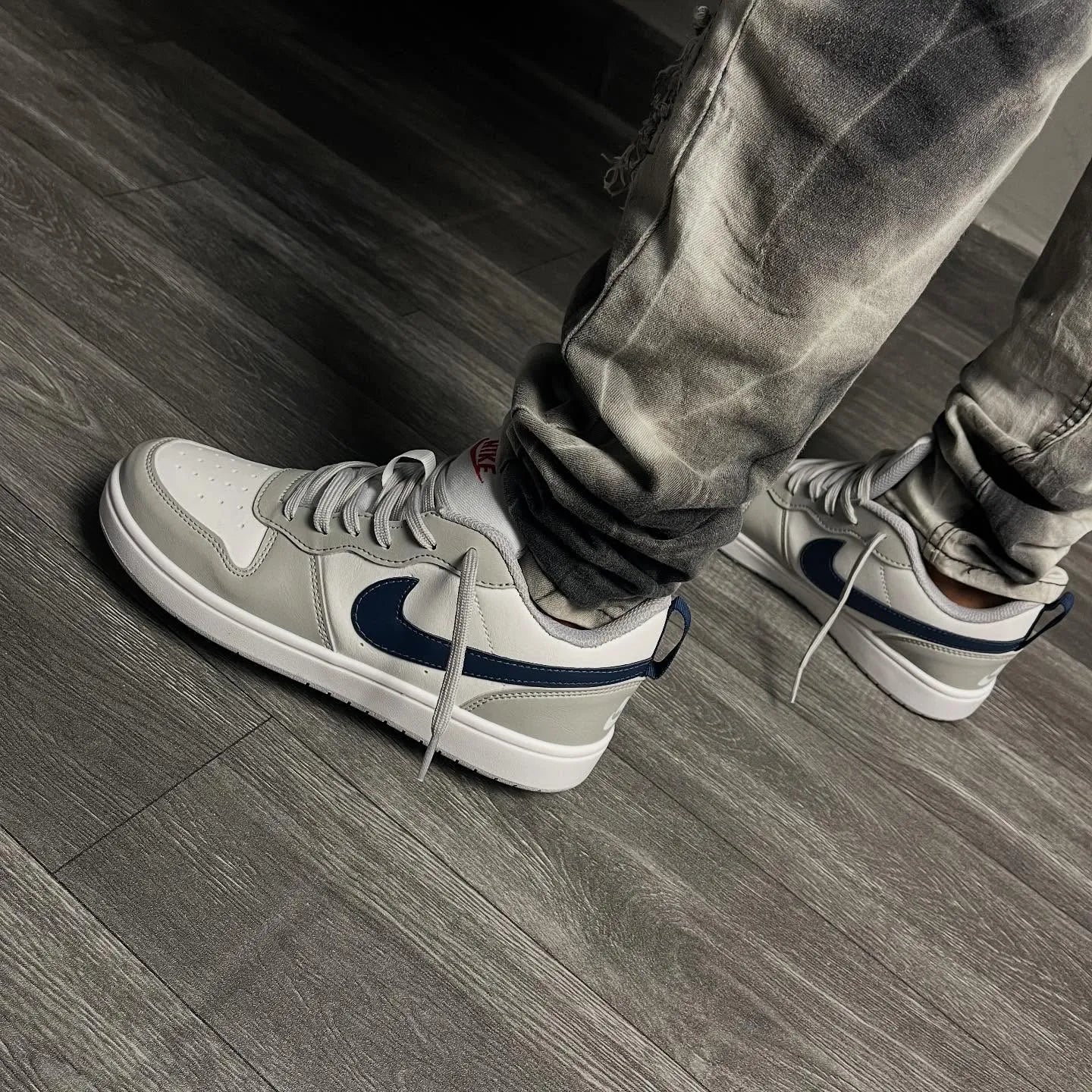 Nike Dunk Cano Medio - Cinza