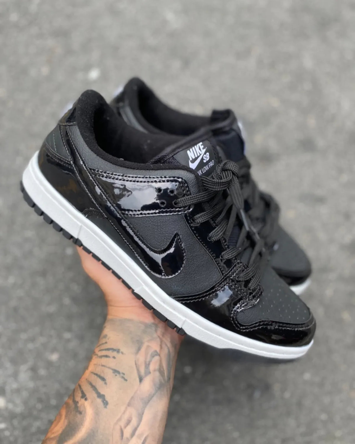 Nike Dunk Verniz - Preto